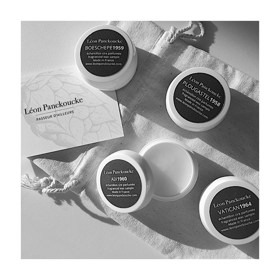 Echantillons cire parfumée Léon Panckoucke